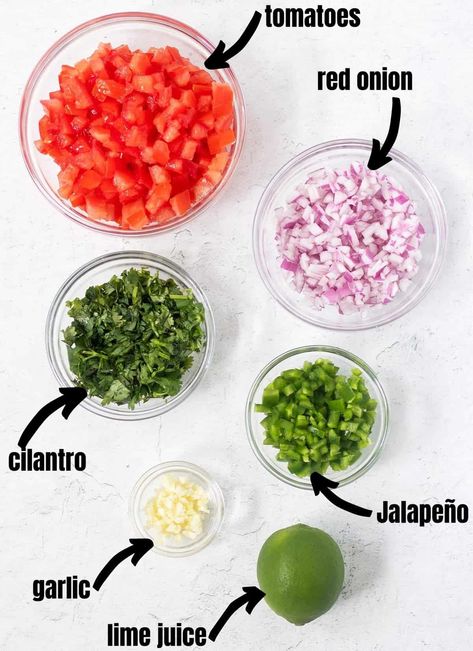 Homemade Pico De Gallo (Vegan, Gluten Free) - Apples for CJ Pico Recipe With Fresh Tomatoes, Pico De Galo Without Jalapeno, How To Make Pico De Galo, Pico De Galo Recipes Easy, Moody Loft, Pico De Galo Recipes, Homemade Pico, Fresh Tomato Recipes, Party Dishes