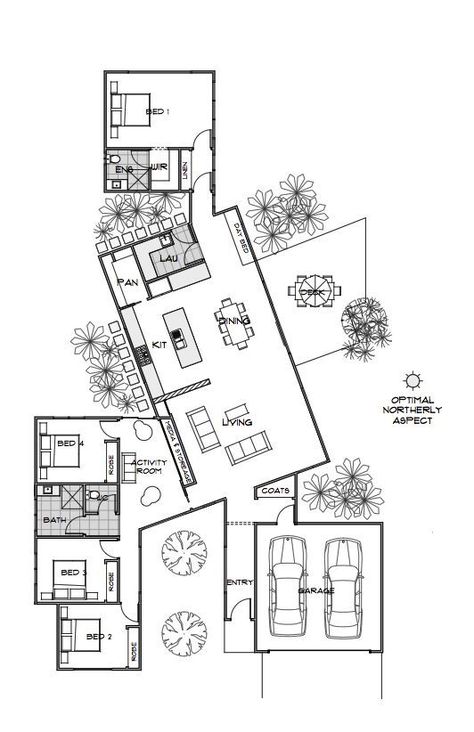 Green Homes - Australia Pelan Rumah, House Plans With Photos, Casa Country, Beautiful House Plans, Energy Efficient Homes, Nikola Tesla, Zaha Hadid, Sims House, Dream House Plans