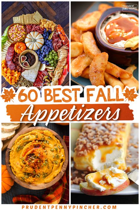 Easy Apps For Fall Party, Pumpkin Party Appetizers, Fall Vegetable Appetizers, Savory Fall Party Food, October Appetizers For Party, October Party Food Ideas, Easy Dishes To Bring To A Party Fall, Fall Party Dip Recipes, East Fall Appetizers