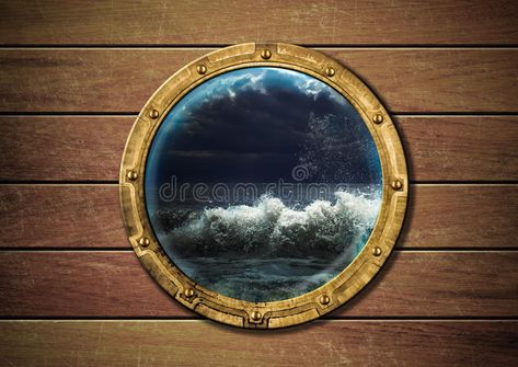 Ship porthole with storm. Outside , #AD, #Ship, #porthole, #storm #ad Ship Porthole, Boat Window, Tropical Windows, Bug Screen, Porthole Window, Photo Window, Marine Boat, Tropical Islands, Nautical Theme