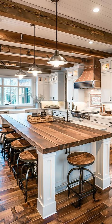 Add On Breakfast Bar Kitchen Islands, 8 Seat Kitchen Island, Dining Room Island Ideas, Kitchen Islands With Columns, Country Islands For Kitchen, Kitchen Island With Storage And Seating Farmhouse, Kitchen Islands Ideas With Seating For 6, Kitchen Table And Island Combo, Building Island Kitchen