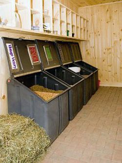 Horse Feed Room, Feed Room, Horse Tack Rooms, Horse Barn Ideas Stables, Horse Barn Designs, Goat Barn, Dream Stables, Dream Horse Barns, Horse Barn Plans