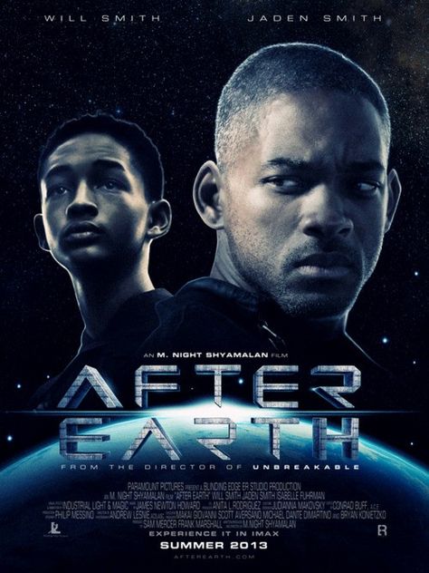 . Will Smith Movies, After Earth, Promo Flyer, Earth Poster, Movies Worth Watching, Monsters University, I Love Cinema, Jaden Smith, About Time Movie