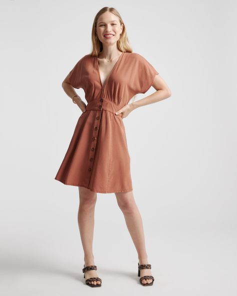 Button dress pattern