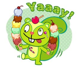 Happy Tree Friends: Pretty style by keez sticker #5407697 Happy Tree Friends Characters, Nutty Happy Tree Friends, Nutty Htf, Faceart Makeup, Happy 3 Friends, Happy Tree Friends Flippy, Duck Cartoon, Creepy Images, Free Friends