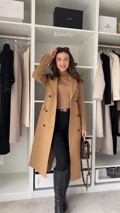 Formal Winter Outfits, Classy Winter Outfits, Winter Fashion Outfits Casual, Everyday Fashion Outfits, Elegante Casual, Trendy Fall Outfits, Mode Chic, Stylish Work Outfits, Elegantes Outfit