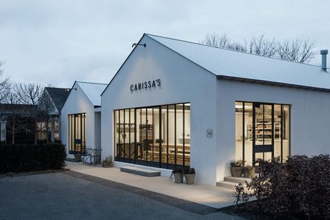 Eric Petschek Warehouse Renovation, Event Venue Spaces, Metal Building Designs, Hamptons New York, Retail Facade, Warehouse Design, Nutritious Foods, Storefront Design, James Beard