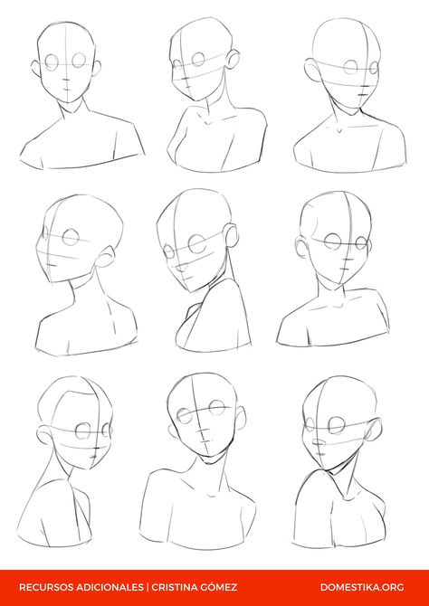 How To Draw Cartoon Anatomy, Face References Art, Reference Ideas For Drawing, Bust Sketch Reference, Art Reference Poses Top Half, Character Portrait Reference, Comic Character Design References, One Person Drawing Reference, Drawing Bust Reference