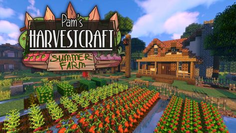 Overview - Pam's HarvestCraft - Mods - Projects - Minecraft CurseForge Minecraft Materials, Minecraft Addons, Minecraft Modpacks, Minecraft Garden, Minecraft Food, Mc Mods, Harvest Crafts, Minecraft Forge, Bangunan Minecraft