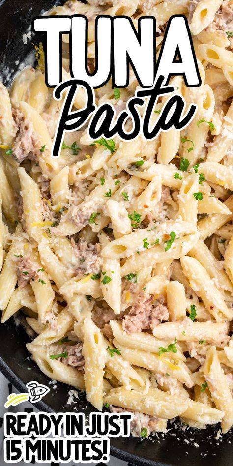 Tuna Dinner Ideas, Tuna Spaghetti Recipe, Delicious Entrees, Tuna Pasta Salad Recipes, Creamy Tuna Pasta, Pasta Ideas, Tuna Pasta Salad, I Lost 100 Pounds, Healthy Foods To Make