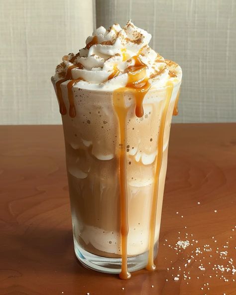 Caramel Frappuccino - recipeflash.com Iced Caramel Frappe Recipe, Homemade Caramel Frappe, Caramel Coffee Starbucks, Caramel Frappuccino Recipe, Carmel Frappe, Starbucks Caramel Drinks, Caramel Drinks, Caramel Frappe, Cups Recipes