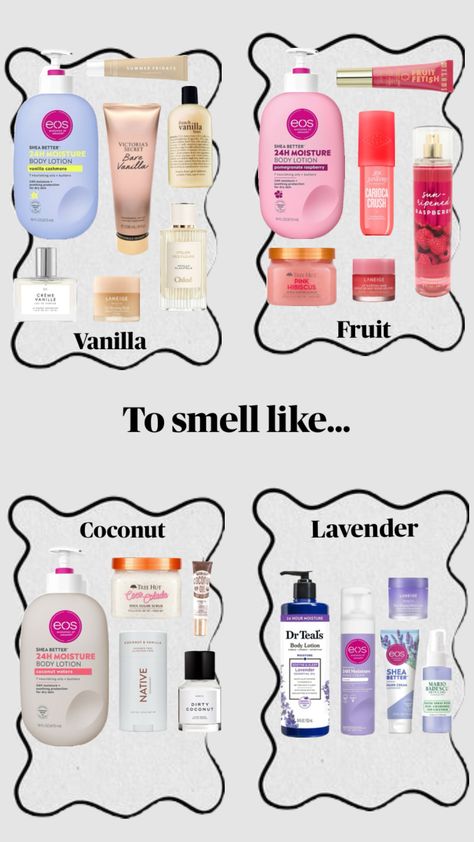 #perfume #scent #inspo #smellgood #vanilla #fruit #coconut #lavender Affordable Scent Combos, Vanilla Coconut Scent Combo, Laundry Scent Combos, Vanilla Combo Scent, Good Scents To Smell Like, How To Smell Like Coconut And Vanilla, Coconut Scent Combo, Perfume And Lotion Combos, Lotion And Perfume Combo