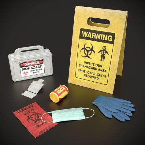 3D asset biological hazard items | CGTrader Biological Hazard, Bio Hazard, Decorative Set, Uv Mapping, Low Poly 3d, 3d Assets, Modern Materials, In 3d, Filter