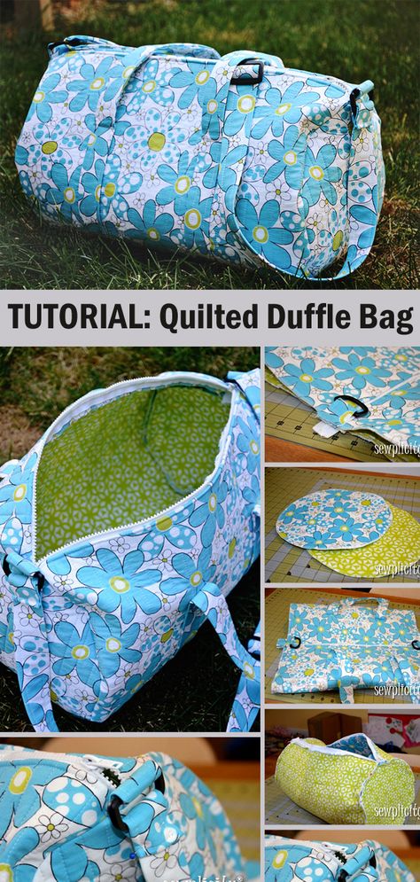 Diy Quilted Duffle Bag, Diy Quilted Backpack, Quilted Duffel Bag Pattern, Quilted Weekender Bag Pattern, Diy Duffel Bag Pattern, Easy Duffle Bag Pattern Free, Diy Weekend Bag Pattern Free, Large Duffle Bag Pattern Free, Duffle Bag Sewing Pattern Free