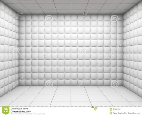 White mental hospital padded room empty with copy space. Description from cutedormroomideas.org. I searched for this on bing.com/images Padded Room, Kawaii Angel, Empty Rooms Interior, Dungeon Room, Rooms Interior, Mental Asylum, Insane Asylum, Psychiatric Hospital, Hospital Room