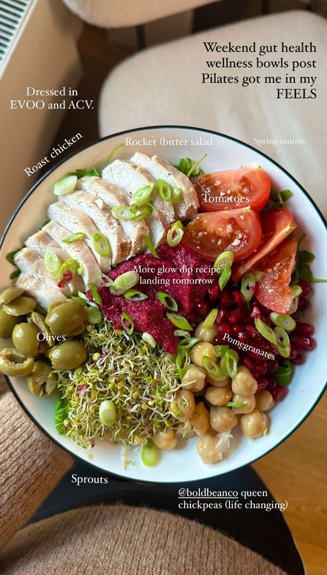 Gut Health Bowl, Gut Health Lunch, Recipes For Gut Health, Nutrition Plate, Easy Quick Recipes, Full Fridge, Recipes To Make At Home, Fitness Recipes, Gut Health Recipes