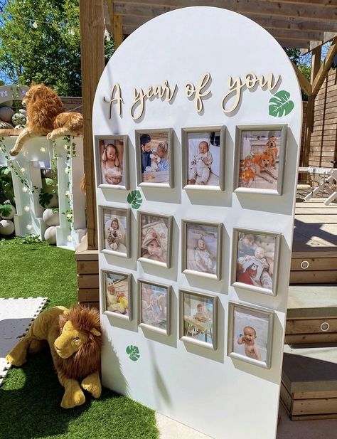 Lion King 1st Birthday Party Decorations, Safari Birthday Party One Year, Wild One Candy Table Ideas, Wild 1 Birthday Party Boy, Safari 1st Birthday Party Boy, Wild One Birthday Party Boys Decorations, Wild One Birthday Ideas, Bautizo Ideas Boy, Safari Birthday Party Decorations