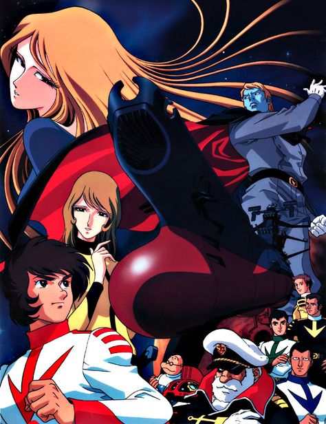 Tuesday ANime Classics: Space Battleship Yamato/ Star Blazers - Imgur Space Battleship Yamato, Christopher Mcquarrie, Battle Of The Planets, Battleship Yamato, Sci Fi Anime, Captain Harlock, Star Blazers, Space Battleship, Captain Tsubasa