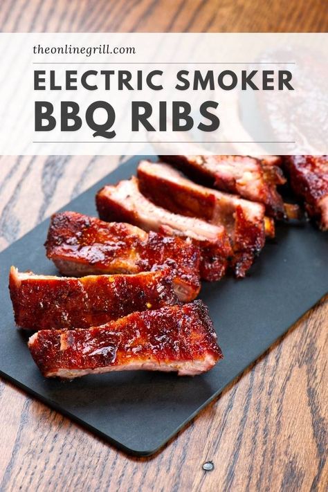 St Louis Ribs, Homemade Barbecue Sauce Recipe, Smoker Recipes Electric, Ribs Recipes, Smoker Bbq, Bbq Recipes Ribs, Smoked Pork Ribs, Smoked Turkey Recipes, Recipe Banana