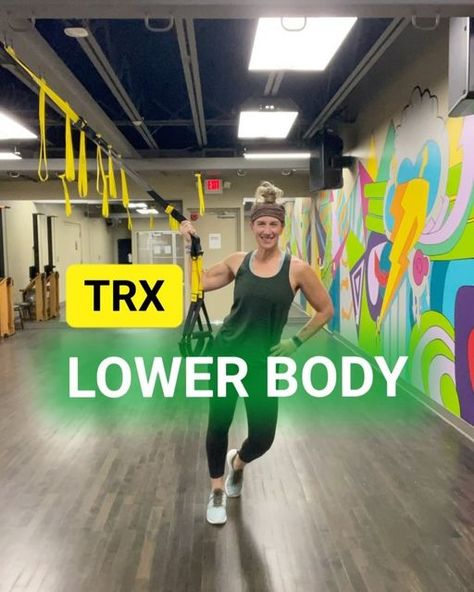 Kari Merrill • Fitness Director • Instructor on Instagram: "TRX Lower Body

6️⃣ exercises to spice up your LEG DAY

▪️TRX Single Leg Squat - hop switch at the bottom
▪️TRX Hamstring Curl in slow drop and reset 
▪️TRX Power Up Airplane
▪️TRX Leg Extension 
▪️TRX RDL Leg Lowers
▪️TRX Suspended Side Lunge Hesitate Burpee

📌 Save 
💌 Send to your TRX bestie
⬇️ Drop a comment and let me know your fav
💴 Grab 15% your own straps TRX15KARIO

#trxkario
#trxtraining 
#trxlowerbody 
#lowerbodyworkout 
#trxworkout
#takelifefurther 
#westernracquet 
#kariofitness" Single Leg Squat, Hamstring Curl, Trx Training, Leg Extension, Trx Workouts, Hamstring Curls, Side Lunges, Leg Extensions, Leg Day