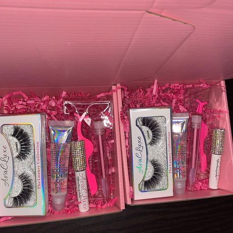 Packages For Small Business, Lash Packaging Ideas Boxes, Lash Selling Business, Lash Business Packaging Ideas, Lash Bundle Ideas, Lash Baggies Ideas, Strip Lash Business, Salons Ideas, Lash Bundles