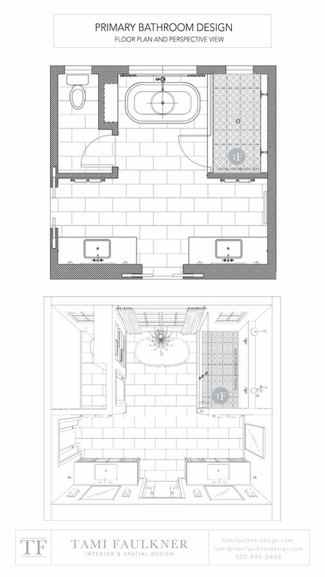 Shared Bathroom Layout, Bathroom Laundry Combo Floor Plans, Ensuite Layout, Waterproof Bathroom Flooring, Closet Design Plans, Bathroom Floorplan, Tami Faulkner, Custom Floor Plans, Bathroom Layouts