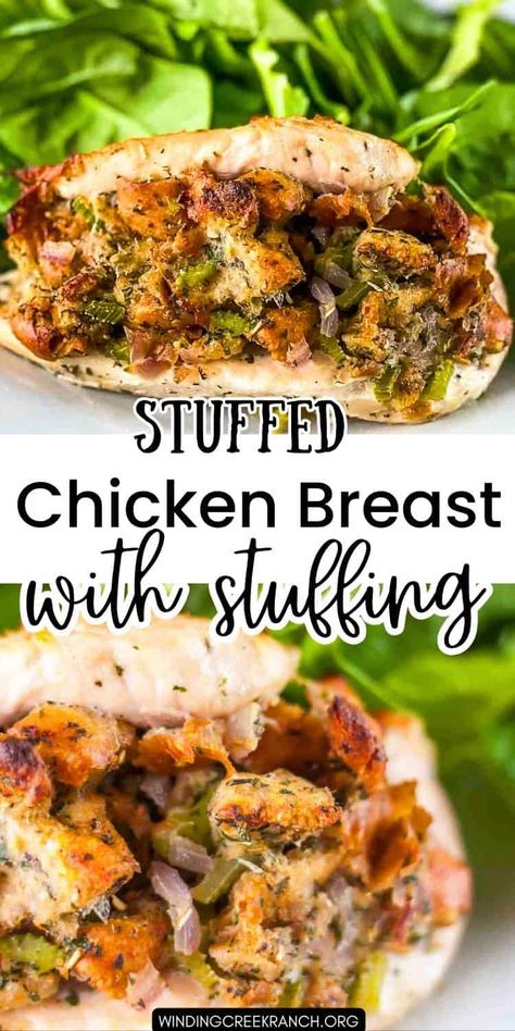 Stuffed Chicken Breast With Stuffing Chicken Stuffed Stuffing, Stuffed Chicken With Stuffing, Chicken Stuffed With Stuffing, Crockpot Stuffed Chicken Breast, Boudin Stuffed Chicken Breast, Stuffed Chicken Breast Wrapped In Bacon, Chicken With Stuffing Recipes, Cajun Stuffed Chicken Breast, Stove Top Stuffed Chicken Breast