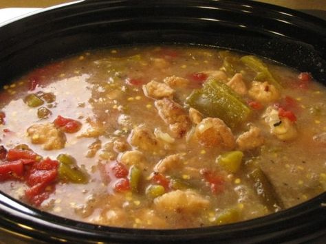 This recipe comes from Southern Colorado and I have been making it for over 20 years. It is my favorite thing to cook and eat. If you like hot and spicy Mexican food, this is a recipe for you! I made it for our friends and it has become a hit here in Corpus Christi, Texas! The great thing is you can also make it hotter or milder, depending on your taste! In Pueblo, Colorado, we served it over burritos, or enchilada's. My personal favorite way to eat Green Chile (especially on a cold day) is by p Pork Green Chili Recipe Colorado, Crock Pot Green Chili, Colorado Green Chili Recipes, Pork Green Chili Recipe, Chili Recipe Crock Pot, Green Chili Sauce Recipe, Pork Green Chili, Green Chili Recipe, Green Chili Stew