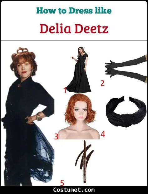 Delia Deetz Costume from Beetlejuice for Cosplay & Halloween 2023 Delia Deetz Outfit, Beetlejuice Movie Costumes, Delia Deetz Costume, Delia Deetz, Beetlejuice Characters, Juice Party, Most Popular Halloween Costumes, Avant Garde Outfit, Popular Halloween Costumes