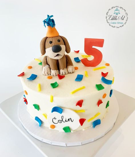 Dog Birthday Cake, Dog Cakes, Dog Cake, Cake Designs Birthday, Dog Birthday, Baby Party, Baby Birthday, 4th Birthday, Cake Desserts