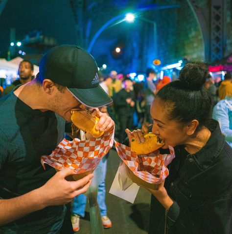 Including the city's first vegan night market! Night Market Food, Brooklyn Night, Photography Moodboard, Puerto Rican Dishes, Nyc Night, Eating At Night, Gourmet Dog Treats, Fao Schwarz, Puerto Rican Recipes