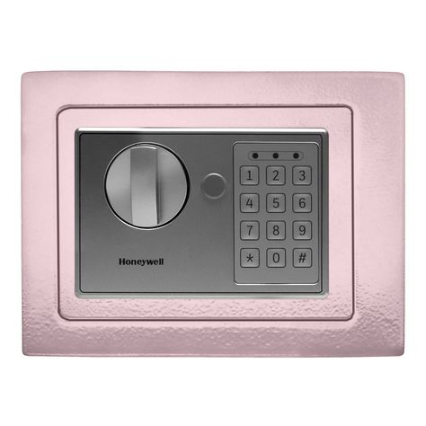 Honeywell .17 Cu Ft Compact Digital Security Box - Pink : Target Digital Security, Safe Vault, Security Safe, Vault Doors, Safety Box, Money Wallet, Digital Lock, Concealed Hinges, Home Offices