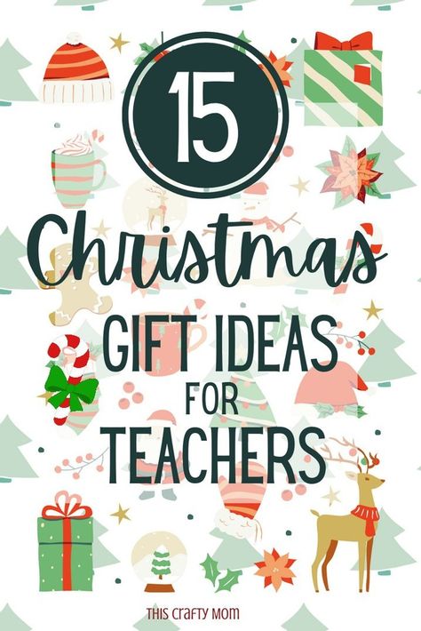 Looking for the perfect Christmas teacher gift idea? Check out this post with an easy Christmas Teacher gift idea. It even includes a free Christmas printable. For more Christmas teacher gift ideas be sure to check out thiscraftymom.com Christmas Gift Ideas Teachers Easy Diy, Teachers Xmas Gift Ideas, Small Christmas Gifts For Coworkers Teachers, Teacher Appreciation December, Christmas Crafts For Teachers Gifts, 2024 Teacher Gifts, Diy Christmas Gift For Teacher, Useful Teacher Gifts Christmas, Creative Christmas Gifts For Teachers