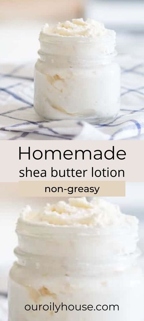 Handmade Body Lotion, Our Oily House Recipes, Homemade Shea Butter Soap, Dry Skin Lotion Recipe, Homemade Whipped Lotion, How To Make Hand Lotion Homemade, Body Lotion Diy Moisturizer, Making Body Lotion, Easy Body Butter Recipes 3 Ingredients