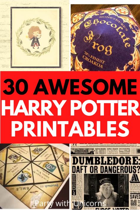 Bookworm Printable Free, Harry Potter Return Gift Ideas, Harry Potter Prints Printables, Harry Potter Cricut Projects Birthday, Harry Potter Pdf Free Printable, Quittich Harry Potter, Harry Potter Downloads Free Printables, Harry Potter Literacy Activities, Harry Potter Party Decorations Diy Free Printables