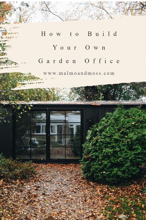 How To Build A Garden Room, Diy Garden Buildings, Garage Garden Room, Garage Creative Space, Garden Pods Design, Artist Studio Backyard, Garden Office Ideas On A Budget, Depandance Ideas, Diy Garden Room How To Build