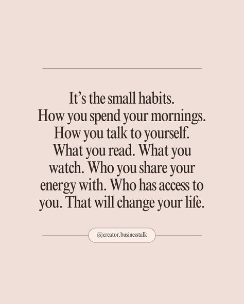 Comment below what habits you could change that might change your life. Serving up daily motivation 💪 ✨ @creator.businesstalk ✨ @creator.businesstalk ✨ @creator.businesstalk Empowerment quotes I Motivational quotes I Inspirational quotes I Aspirational quotes I UGC Content Creators I Content Creators I Coaches I Motivational Coaches I Life Coaches I Growth I Building empires I Build confidence I Mindset I Success quotes I Powerful quotes I Self love I International Content Creator Communit... Changing Your Mindset Quotes, Change Mindset Quotes Motivation, Aspirational Quotes, Content Quotes, 2025 Goals, Contentment Quotes, Change Mindset, Ugc Content, Your Life