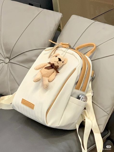 Cute Suitcases For Women, Travel Backpack Aesthetic, Aesthetic Bags For School, Travel Crossbody Bag, Pretty Tote Bags, Stylish Leather Bags, Cute Suitcases, Cute School Bags, Stylish School Bags