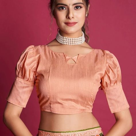 RVSG -RASMALAI SINGLES AVAILABLE Fabric : Georgette Work : Embroidery Work With Piping B Blouse Neck, Style Blouse, Embroidery Work, Diy Fashion, Piping, Blouse Designs, Fashion Dresses, Blouses, Embroidery