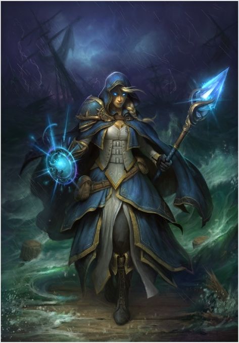 Blizzard Gallery - Jaina Proudmoore is the January 2019 Limited Edition Print - Новости Wowhead Wow Mage, Jaina Proudmoore, World Of Warcraft Characters, Warcraft Characters, Warcraft Iii, Warcraft Art, Heroes Of The Storm, Wow Art, Fantasy Rpg