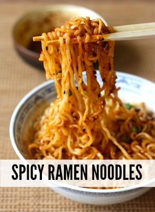 Ramen Noodles with Spicy Korean Chili Dressing | Season with Spice Spicy Ramen Noodle Recipes, Spicy Asian Noodles, Chili Dressing, Ramen Noodle Recipes Easy, Spicy Ramen Noodles, Vietnamese Grilled Pork, Korean Chili, Thai Coconut Soup, Light Soups