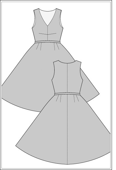 carmen-dress-1950s FREE SEWING PATTERN – WOMEN’S WEAR SIZE: UK10 – BUST: 89cm | WAIST: 68cm | HIP: 92cm Style Dress Patterns, Carmen Dress, 1950s Sewing Patterns, 1950s Fashion Dresses, Patterns Dress, Basic Pattern, Free Dress, Dress Patterns Free, Dress Tutorials