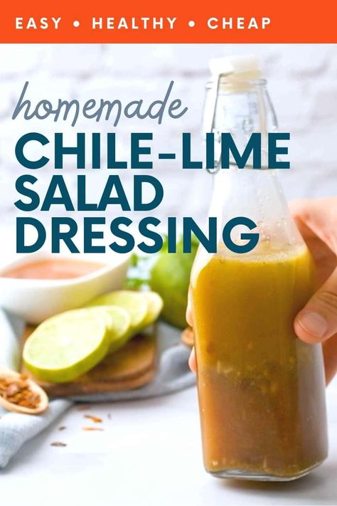 This simple dressing is a bright, vibrant addition to nearly any salad you can imagine. We especially love it on a taco salad! Chili Lime Vinaigrette Recipe, Chili Lime Vinaigrette, Simple Chili, Chili Salad, Taco Salad Dressing, Lime Salad Dressing, Chili Lime Dressing, Vinaigrette Dressing Recipe, Tastefully Simple Recipes