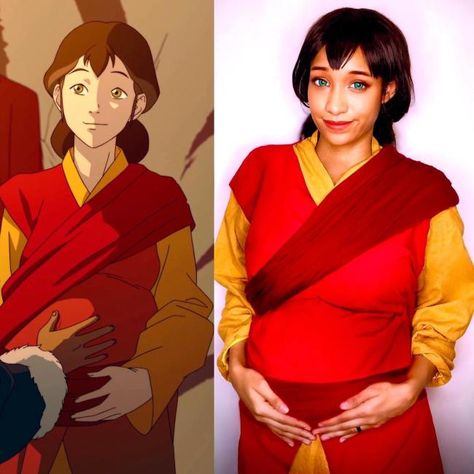 Adorable Pregnancy Cosplays by Leiracosplays - Media Chomp Pregnant Cosplay, Character Halloween Costumes, Pregnancy Costumes, Themed Halloween Costumes, Black Cosplay, The Legend Of Korra, Legend Of Korra, Pregnancy Shoot, All I Want