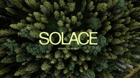 Solace — Tennessee Glamping Brand Identity Tennessee Glamping, Wilderness Retreat, Camp Brand, Communication Design, Scenic Landscape, Corporate Identity, Freelancing Jobs, Visual Identity, Glamping