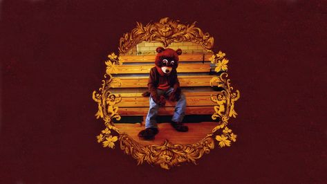 Kanye Kid Cudi, Brown Bear Costume, Kanye West Fade, College Dropout, Mos Def, Bear Costume, Wallpaper Red, Snoop Dog, Kid Cudi