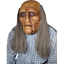 Long Stringy Hair, Stringy Hair, Realistic Mask, Hippy Costume, Old Man Costume, Old Man Mask, Halloween Makeup Clown, Scary Animals, Halloween Express