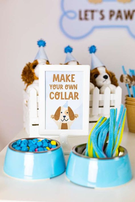 Third Birthday Puppy Theme, 1st Birthday Cake Puppy Theme, Three Year Old Puppy Party, Puppy Party 1st Birthday, Dog Park Birthday Party, Goldendoodle Birthday Party, Puppy Birthday Parties For Kids, First Birthday Puppy Theme, Puppy First Birthday Party