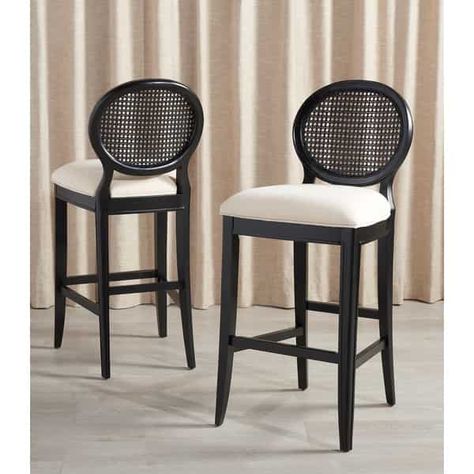 Bed Bath & Beyond | The Best Deals Online: Furniture, Bedding, Rugs, Kitchen Essentials & More Louis Xvi Chair, Black Counter Stools, Rattan Counter Stools, Spindle Dining Chair, Leather Counter Stools, French Elegance, Stools With Backs, Black Bar Stools, Desk And Chair Set