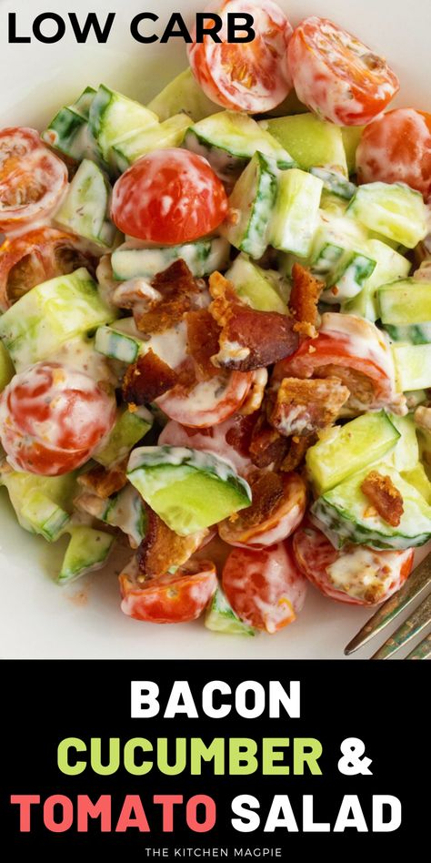 Cucumber And Tomato Salad, Cucumber And Tomato, Tomato Salad Recipes, Fresh Salad Recipes, Cucumber Tomato Salad, Low Carb Salad, Cucumber Recipes Salad, Best Salad Recipes, Cucumber Recipes